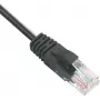 Wirewin SLIM UL6 10 SW - Cat.6 SLIM-Light patch kábel, U/UTP, 10 m, čierny PKW-LIGHT-K6 10.0 SW
