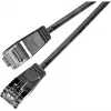 Wirewin Triotronik Cat6 F/FTP 7,5m čierny patch kábel PKW-LIGHT-STP-K6 7.5 SW