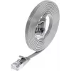 Wirewin Triotronik Cat6 U/FTP Slim Ethernet patch kábel, 3 m, RJ-45 konektor samec na konektor samec, sivý PKW-STP-SLIM-KAT6 3.0