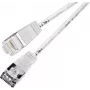 Wirewin Triotronik PKW-LIGHT-STP-K6 1.0 WS Cat6 S/FTP Slim patch kábel, 1m, biela