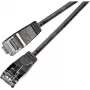 Wirewin Triotronik PKW-LIGHT-STP-K6 3.0 SW Cat6 tienený patch kábel, 3 m, čierna
