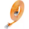 Wirewin Triotronik PKW-STP-SLIM-KAT6 1.0 OR Cat6 U/FTP Slim Prepojovací kábel, 1 m, oranžový