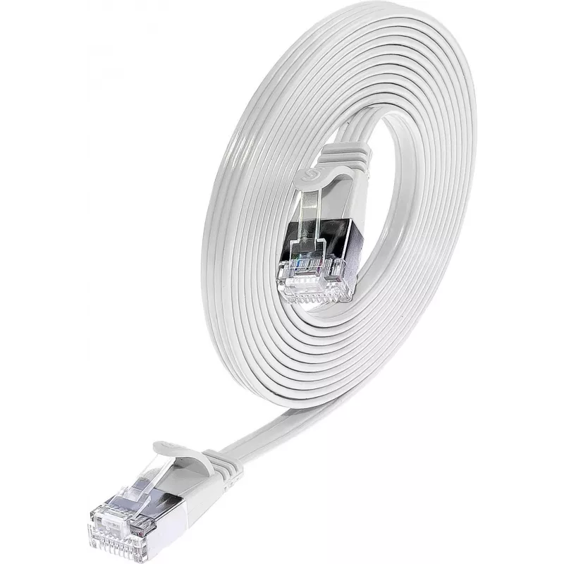 Wirewin Triotronik PKW-STP-SLIM-KAT6 3.0 WS Cat6 U/FTP Slim Ethernet patch kábel 3m biely