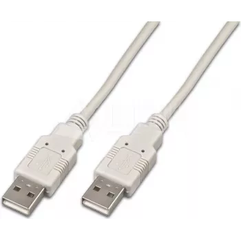 Wirewin USB 2.0 A na A kábel 3m sivý USB A-A MM 3.0 GR
