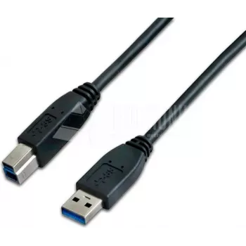 Wirewin USB 3.0 A-B konektor-konektor kábel 3 m čierny USB 3.0 A-B MM 1.0 SW