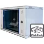 Wirewin WCAB PS2 600X450X6U B FP nástenný rack 6U čierny