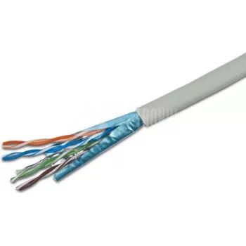 Wirewin Cat6 U/FTP bulk patch kábel, 100m, sivý, dávkovač (VKBOX KAT6 PATCH 100.0)