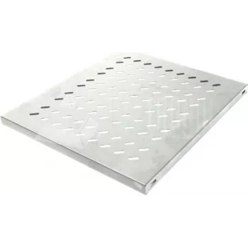 Wirewin SHELF 600 1U nastaviteľná racková vkladacia polica, 19-palcová, 25 kg nosnosť, čierna