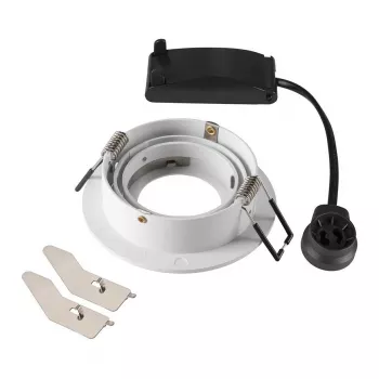 SLV NEW TRIA 75 bodové svietidlo okrúhle GU10 max. 10W biele 75mm