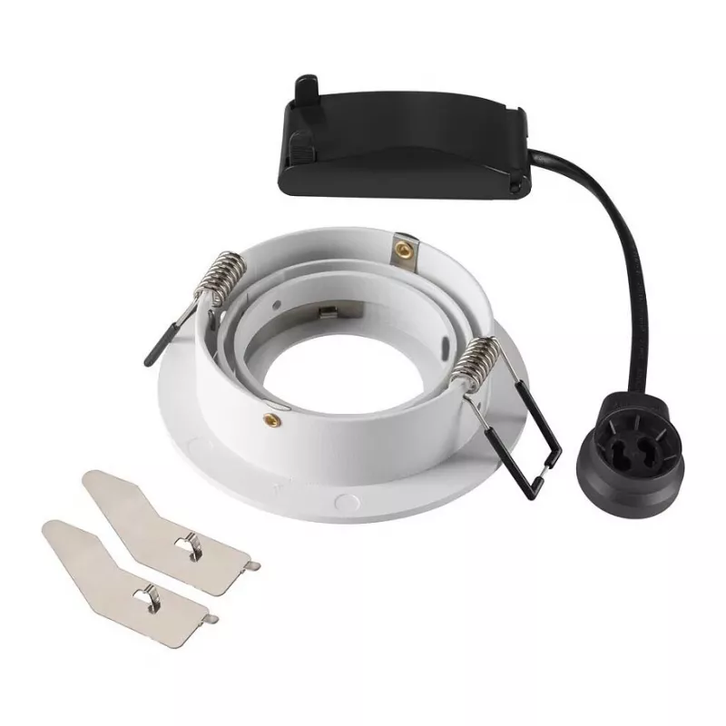 SLV NEW TRIA 75 bodové svietidlo okrúhle GU10 max. 10W biele 75mm