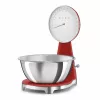 SMEG analógová a digitálna kuchynská váha červená KSF01RDWW