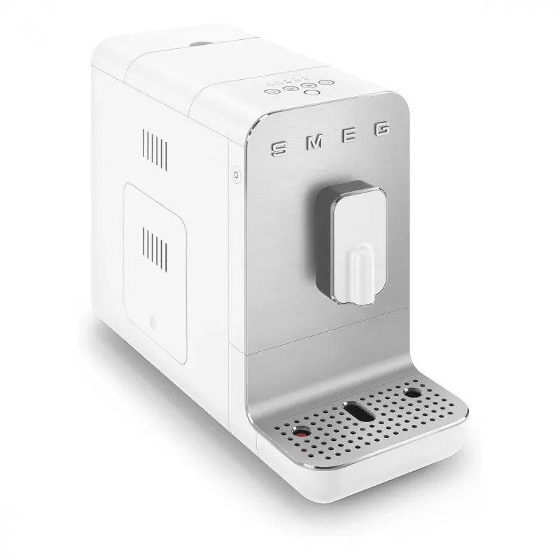 SMEG BCC11WHMEU plnoautomatický kávovar s parnou funkciou, vstavaný mlynček, 1,4 l, 1350 W, biely