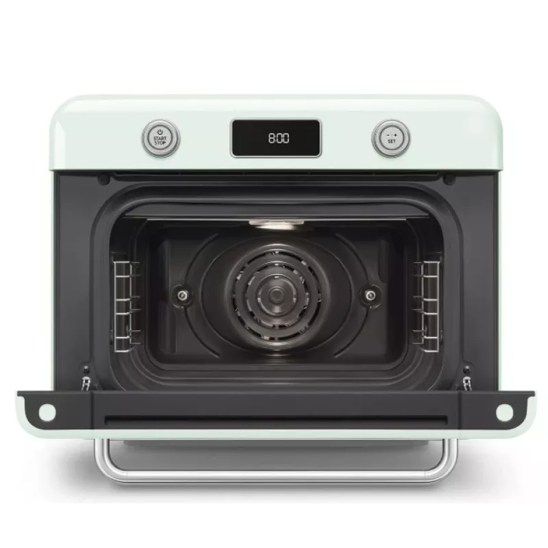 Smeg COF01PGEU mini rúra na pečenie Vintage, pastelová zelená