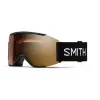 Smith Squad Mag lyžiarske okuliare - čierne s ChromaPop Pro Gold Mirror a Storm Rose Flash sklami