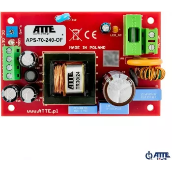 SMPS 24V 3A 72W napájací zdroj ATTE APS-70-240-OF