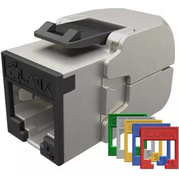 SOLARIX Cat.5E STP bez nástrojov keystone jack, RJ45, biely