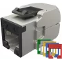 SOLARIX Cat.5E STP bez nástrojov keystone jack, RJ45, biely