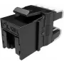 SOLARIX Cat.6 UTP RJ45 bez nástrojov keystone jack, čierny