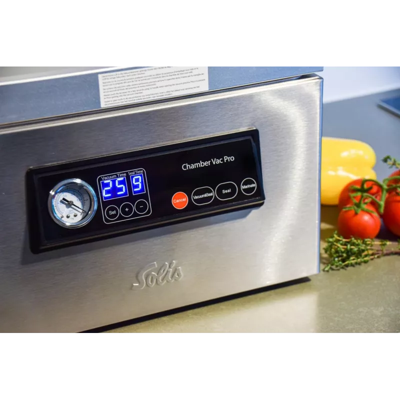 Solis Chamber Vac Pro (Type 5702) Komorová vákuovacia balička S0136, 950 mbar, 350 W, Nerezová oceľ