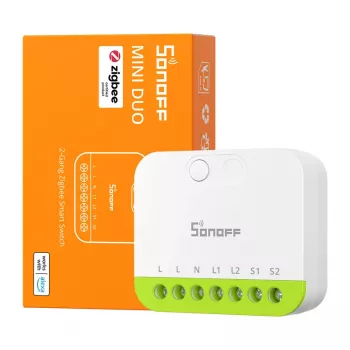 Sonoff MINI-ZB2GS ZigBee dvojkanálový mini vypínač