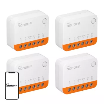 SONOFF MINIR4 (Extreme) Smart vypínač, balenie 4 ks