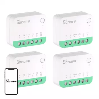 SONOFF MINIR4M (Extreme) Matter vypínač 4-pack