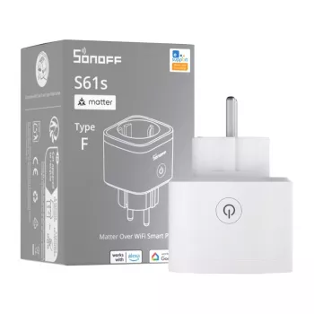 SONOFF S61s Matter vonkajšia zásuvka cez Wi-Fi
