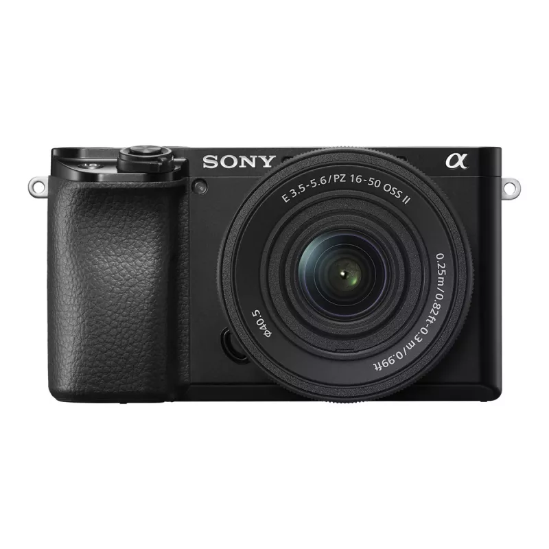 Sony Alpha 6100A ILCE6100AKB.CEC systémový fotoaparát s E PZ 16–50mm OSS II objektívom, čierna