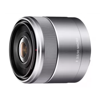 Sony SEL30M35S.SYX E-Mount 30mm f/3.5 makro objektív (strieborný)
