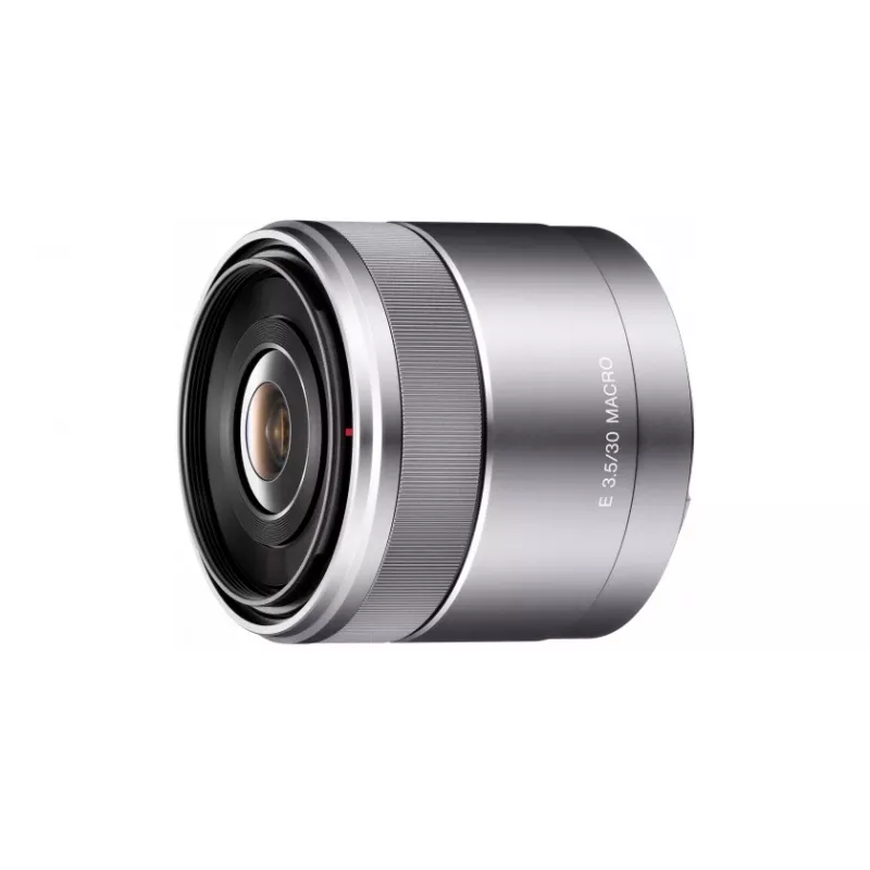 Sony SEL30M35S.SYX E-Mount 30mm f/3.5 makro objektív (strieborný)