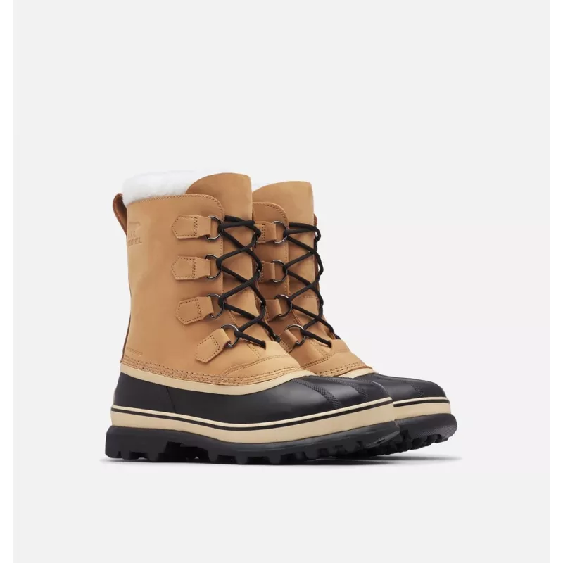 SOREL Caribou Boots pánske snehové topánky čierna hnedá
