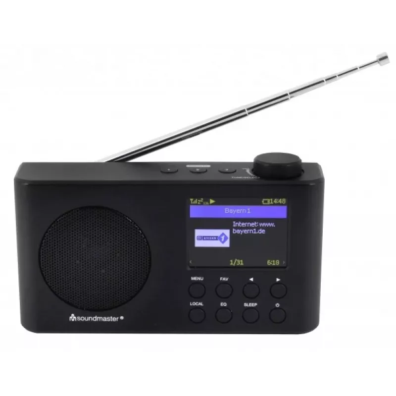 Soundmaster IR6500SW Prenosné digitálne rádio Internet/DAB+/FM WLAN Bluetooth