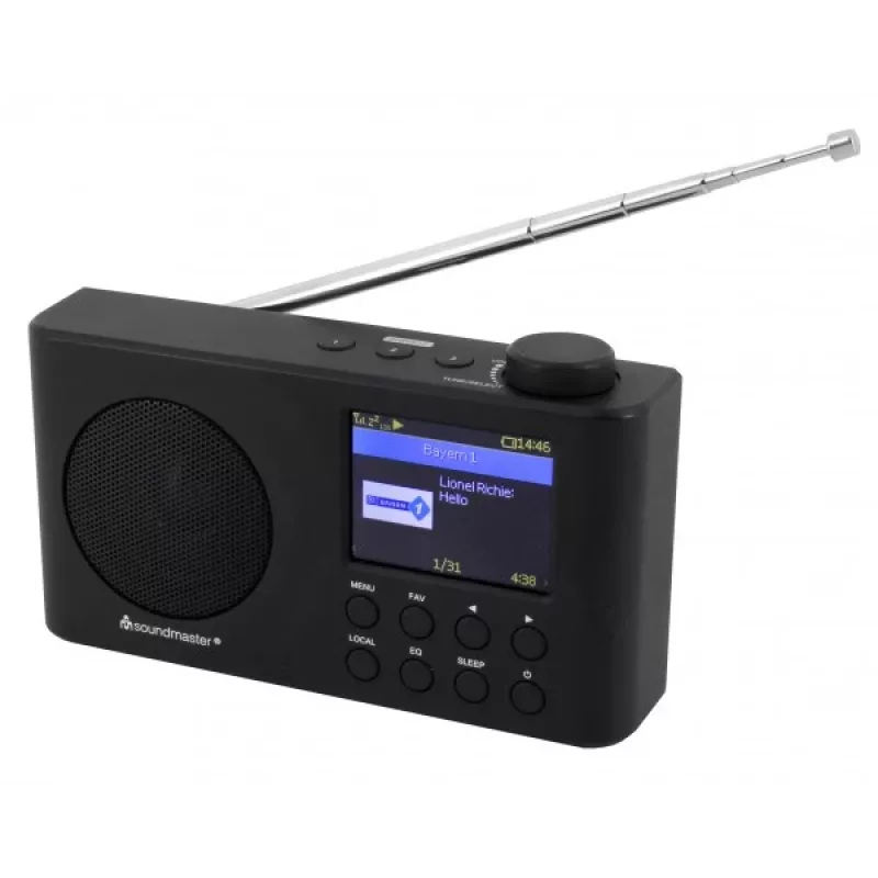 Soundmaster IR6500SW Prenosné digitálne rádio Internet/DAB+/FM WLAN Bluetooth