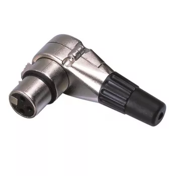 Soundsation GO-LINK SXLR034F-B 3-pólová XLR zásuvka, spájkované pripojenie, čierna, balenie 25 ks