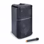 Soundsation Provibe 10AIR aktívny 10-palcový 2-pásmový PA reproduktor s Bluetooth a USB-MP3 prehrávačom, 300W RMS, čierna