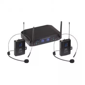 Soundsation WF-U216PP dvojkanálový bezdrôtový UHF mikrofónový systém 520-550MHz