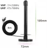 Spacetronik Hook TV DVB-T2 magnetická anténa so 28-dBi zosilňovačom a 3-m káblom