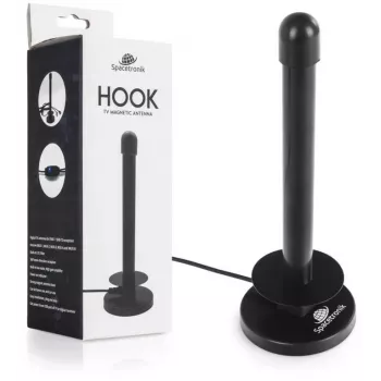 Spacetronik Hook TV DVB-T2 magnetická anténa so 28-dBi zosilňovačom a 3-m káblom