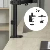 Spacetronik SPA-112 držiak na stôl pre 1 monitor 17-32 palcov čierny