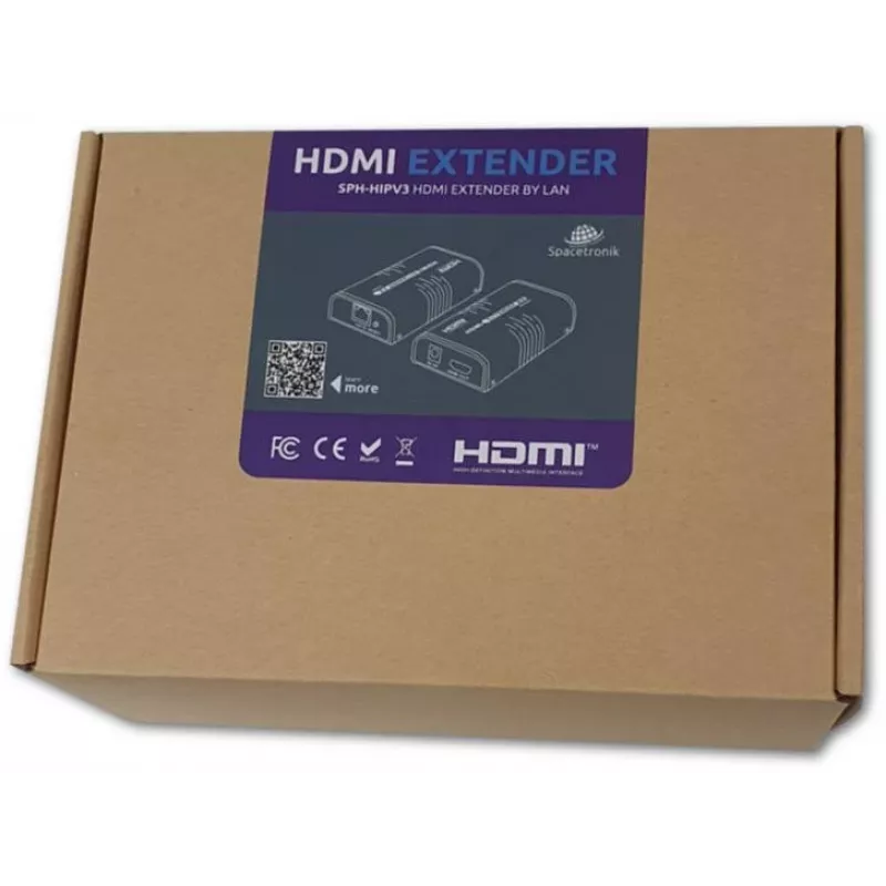 SPACETRONIK SPH-HIPv4 prijímač HDMI-over-IP Multicast RX