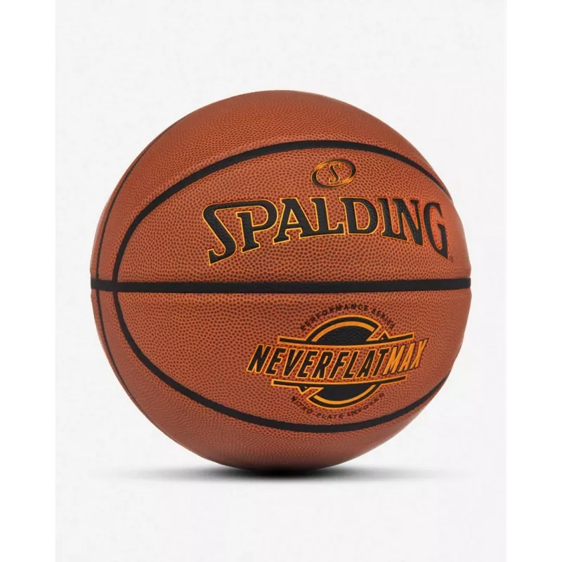 Spalding Neverflat Max basketbalová lopta indoor/outdoor, hnedá