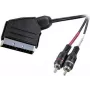 SpeaKa Professional SP-7870676 audiokábel 2 m SCART na 2 x RCA čierny