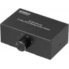 SpeaKa Professional SP-AS-500 4-portový Cinch audio prepínač obojsmerný kovové puzdro