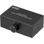 SpeaKa Professional SP-AS-500 4-portový Cinch audio prepínač obojsmerný kovové puzdro