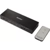SpeaKa Professional SP-SWAP-500 2-portový HDMI KVM matrix switch s audio, 4K UHD, USB 2.0 hub, kov, čierna SP-13904372