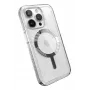 Speck Gemshell Grip + MagSafe pre iPhone 15 Pro (Clear / Chrome Finish)