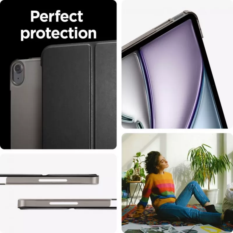 Spigen Smart Fold puzdro pre iPad Air 13 palcov 2024 - čierna