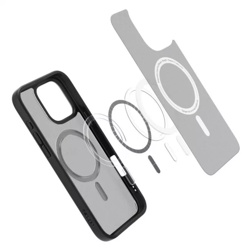 Spigen Ultra Hybrid Mag kryt s MagSafe pre iPhone 16 Pro - čierny