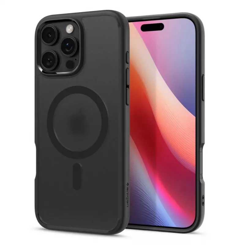 Spigen Ultra Hybrid Mag kryt s MagSafe pre iPhone 16 Pro - čierny