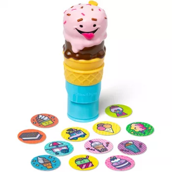 Spin Master Melissa & Doug Sticker WOW! Ice Cream samolepkový pečiatkovač a aktivity blok